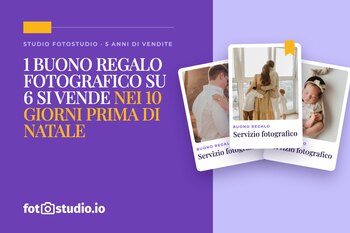 Buoni regalo fotografici: 1 su 6 si vende nei 10 giorni prima di Natale