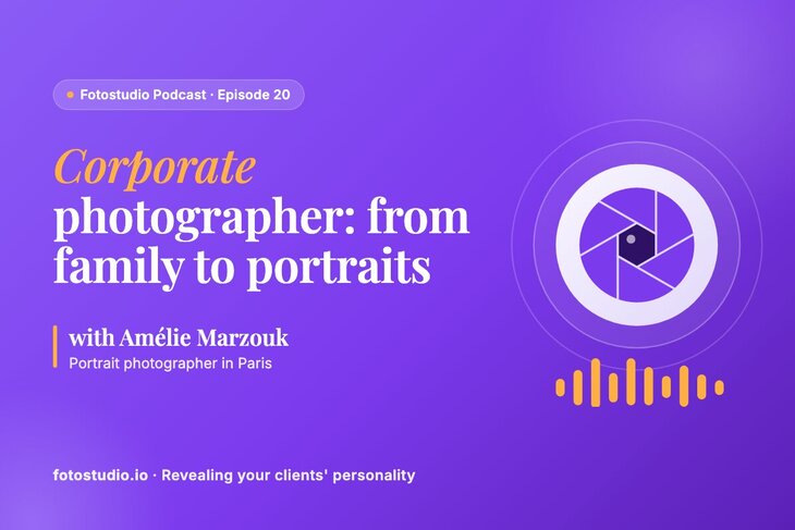 Corporate Photographer: From Family Photos to Portraits with Amélie Marzouk
