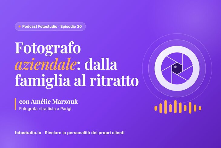 Fotografo aziendale: dalla famiglia al ritratto con Amélie Marzouk